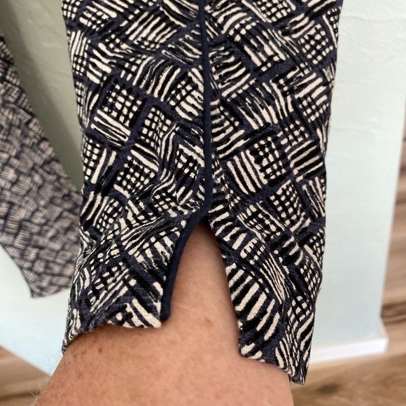 Anthropologie Cartonnier Charlie Blue ankle pants size 6 - Picture 9 of 11